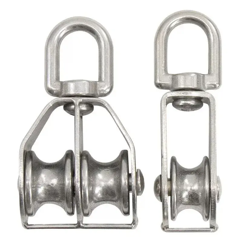 Single နှင့် Double Heavy Duty Lifting Pulley Block